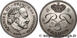 MONACO 5 Francs Rainier III 1971 Paris