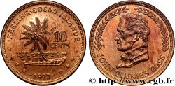 COCOS KEELING ISLANDS 10 Cents série John Clunies Ross 1977 