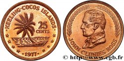 COCOS KEELING ISLANDS 25 Cents série John Clunies Ross 1977 