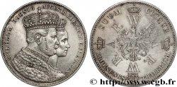 ALLEMAGNE - PRUSSE 1 Thaler couronnement de Guillaume Ier et Augusta 1861 Berlin