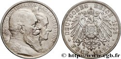 DEUTSCHLAND - BADEN 5 Mark noces d’or de Frédéric et Louise / aigle 1906 Karlsruhe - G