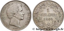 ALLEMAGNE - ROYAUME DE BAVIÈRE - LOUIS Ier 1 Gulden 1844 Münich