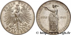 ALLEMAGNE - VILLE LIBRE DE FRANCFORT Thaler  1862 Francfort