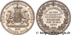 ALLEMAGNE - VILLE LIBRE HANSÉATIQUE DE BRÊME Thaler  1871 Brême TTB+ 