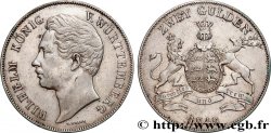 ALLEMAGNE - ROYAUME DE WURTTEMBERG - GUILLAUME I 2 Gulden  1848 Stuttgart TTB 