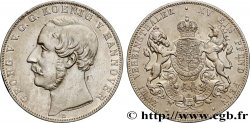 ALLEMAGNE - ROYAUME DE HANOVRE - GEORGES V 2 Thaler  1862 Hanovre 