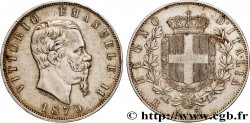 ITALIE - ROYAUME D ITALIE - VICTOR-EMMANUEL II 5 Lire  1870 Rome