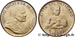 VATICAN ET ÉTATS PONTIFICAUX 200 Lire Jean Paul II an XIV 1992 Rome