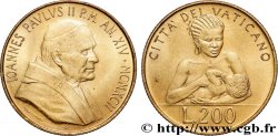 VATIKANSTAAT UND KIRCHENSTAAT 200 Lire Jean Paul II an XIV 1992 Rome