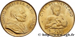 VATICAN AND PAPAL STATES 200 Lire Jean Paul II an XIV 1992 Rome