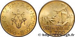 VATICAN AND PAPAL STATES 200 Lire armes au nom de Paul VI an XVI 1978 Rome