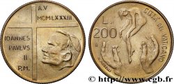 VATICAN ET ÉTATS PONTIFICAUX 200 Lire Jean Paul II an V / la création de l’homme 1983 