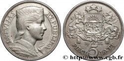 LATVIA 5 Lati 1931 