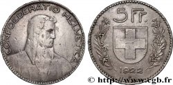 SWITZERLAND 5 Francs Berger 1922 Berne