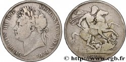 GREAT BRITAIN - GEORGE IV 1 Crown “SECUNDO” 1822 