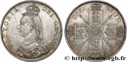 GREAT-BRITAIN - VICTORIA 1 Florin Victoria buste du jubilé 1887 