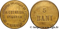 ROMANIA Jeton de 5 Bani 1890 