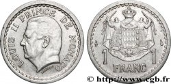 MONACO 1 Franc Louis II / armes (1943) Paris