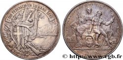 SWITZERLAND 5 Francs, concours de Tir de Lugano 1883 