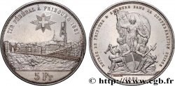 SWITZERLAND 5 Francs, monnaie de Tir, Fribourg 1881 