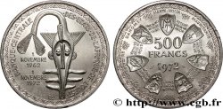 ÉTATS DE L&nbsp;AFRIQUE DE L&nbsp;OUEST (BCEAO) 500 Francs BCEAO 1972 Paris