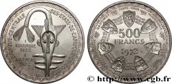 ESTADOS DE ÁFRICA DEL OESTE 500 Francs BCEAO 1972 Paris SC 