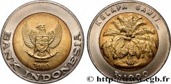 INDONESIA 1000 Rupiah emblème / palmier 2000 