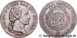 ITALIE - ROYAUME DE SARDAIGNE - VICTOR-EMMANUEL Ier 5 Lire  1820 Turin