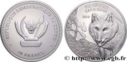 RÉPUBLIQUE DÉMOCRATIQUE DU CONGO 20 Francs Proof Le Loup 2019 