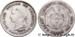 KOLUMBIEN 50 Centavos 1880 Bogota