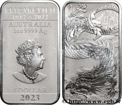 ARGENT D INVESTISSEMENT 1 Oz - 1 Dollar Proof Dragon chinois 2023 Perth