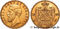 ROMANIA - CHARLES I 20 Lei  1883 Bucarest XF 