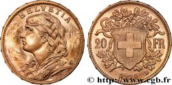 OR, PALLADIUM ET PLATINE INVESTISSEMENT 20 Francs &nbsp;Vreneli&nbsp;  1915 Berne