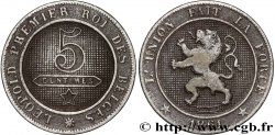 BELGIQUE 5 Centimes lion 1861 