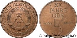 DEUTSCHE DEMOKRATISCHE REPUBLIK 5 Mark 20e anniversaire de la fondation de la RDA 1969 Berlin VZ 