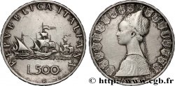 ITALIE 500 Lire “caravelles” / dame du style de la renaissance 1959 Rome TTB 