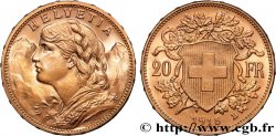 INVESTMENT GOLD 20 Francs  Vreneli   1915 Berne