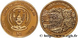 RWANDA 10 Francs Proof African Pride : Léopard 2017 