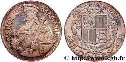 ANDORRE- PRINCIPAUTÉ D&nbsp;ANDORRE 25 Diners Proof Charlemagne 1960 Munich