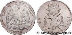 MEXIKO 1 Peso aigle 1873 Guadalajara