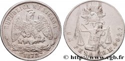 MEXIQUE 1 Peso aigle 1872 Chihuahua TTB 