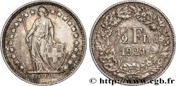 SCHWEIZ 1/2 Franc Helvetia 1921 Berne - B