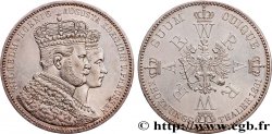 ALLEMAGNE - PRUSSE 1 Thaler couronnement de Guillaume Ier et Augusta 1861 Berlin