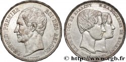 BELGIQUE 5 Francs mariage du Duc et de la Duchesse de Brabant 1853  TTB+ 