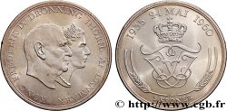 DINAMARCA 5 Kroner Noces d’argent 1960 Copenhague