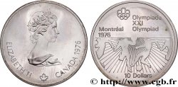 CANADA 10 Dollars JO Montréal 1976 football / Elisabeth II 1976 