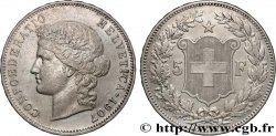 SWITZERLAND 5 Francs Helvetia 1907 Berne