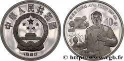 CHINA 10 Yuan Proof Thomas Alva Edison 1990 