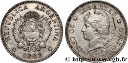 ARGENTINE 20 Centavos 1882 