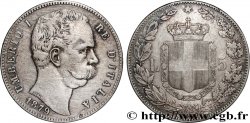 ITALY - KINGDOM OF ITALY - UMBERTO I 5 Lire  1879 Rome